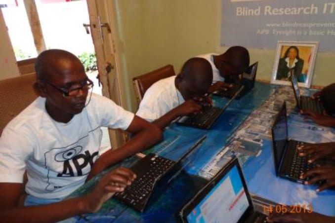 picture of Kenya Advanced students learn computer skills