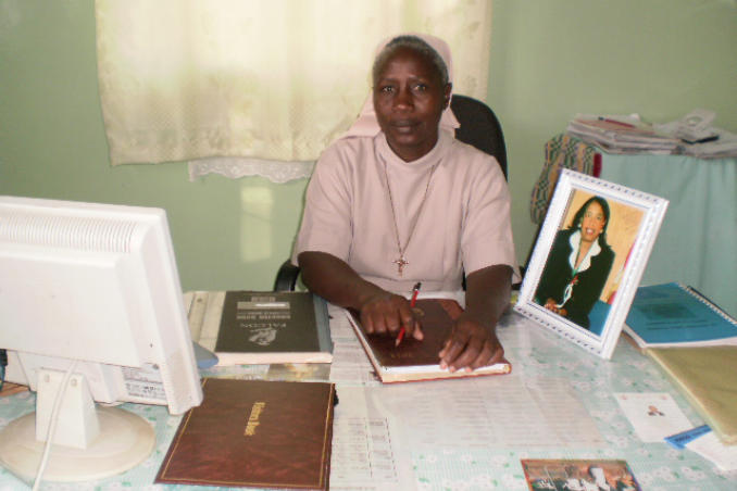 picture of Sister Leonora, Principal of the St. Oda School for Blind Children in Kenya