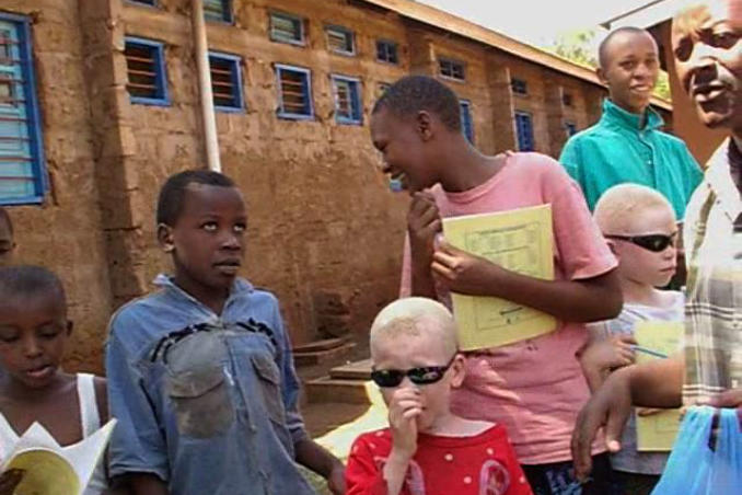 picture of Students at the Mwereni School for Blind Children in Tanzania