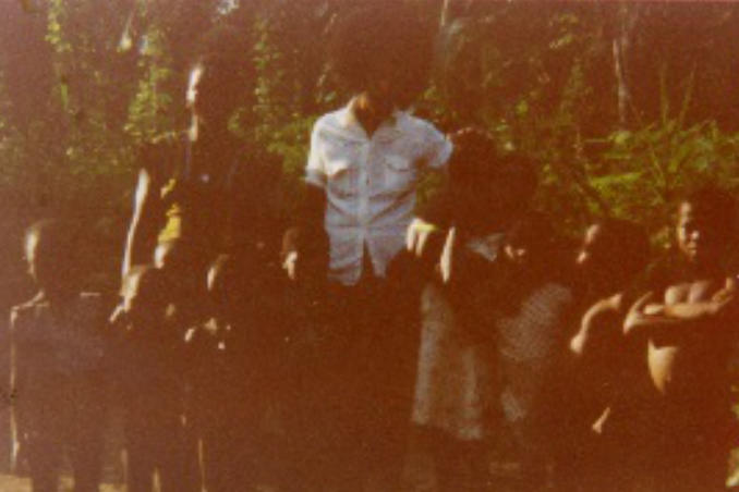 picture of Dr. Bath with Children 1977