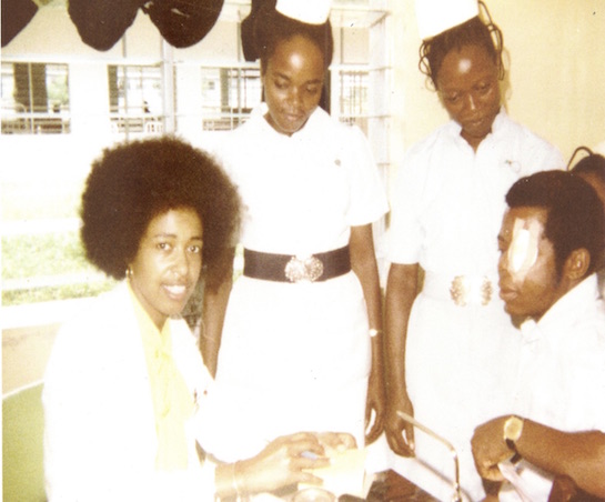 picture of Dr. Bath on duty in Nigeria 1978